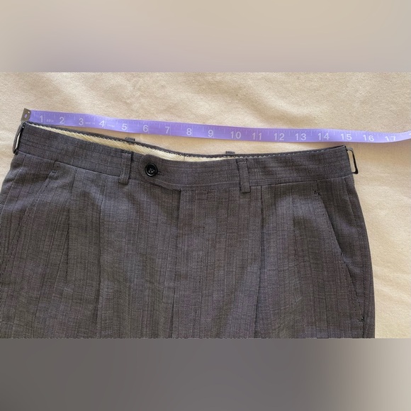 Vintage Yves Saint Laurent Gray Double-Breasted Men's Blazer w Matching Pants - Picture 16 of 16